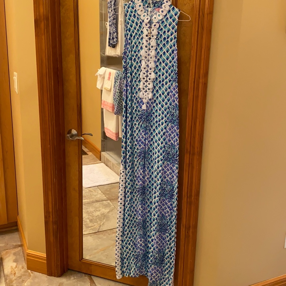 Lilly Jane Maxi Dress Toe in pineapples